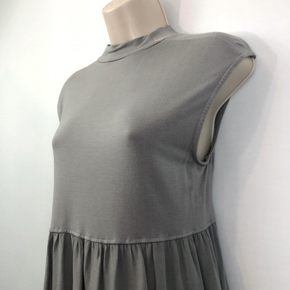 Love Scarlett Gray Sleeveless Baby Doll Top - Picture 13 of 16